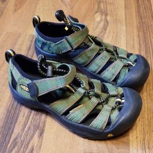 Keen Newport Hiking Sandal Waterproof Kids Green
